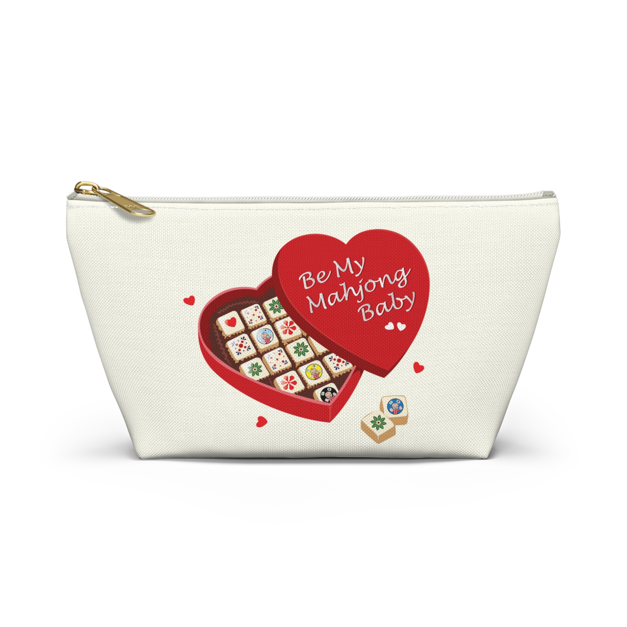 💕 “Be My Mahjong Baby” Accessory Pouch — Cute Mahjong Organizer Bag - Image 6