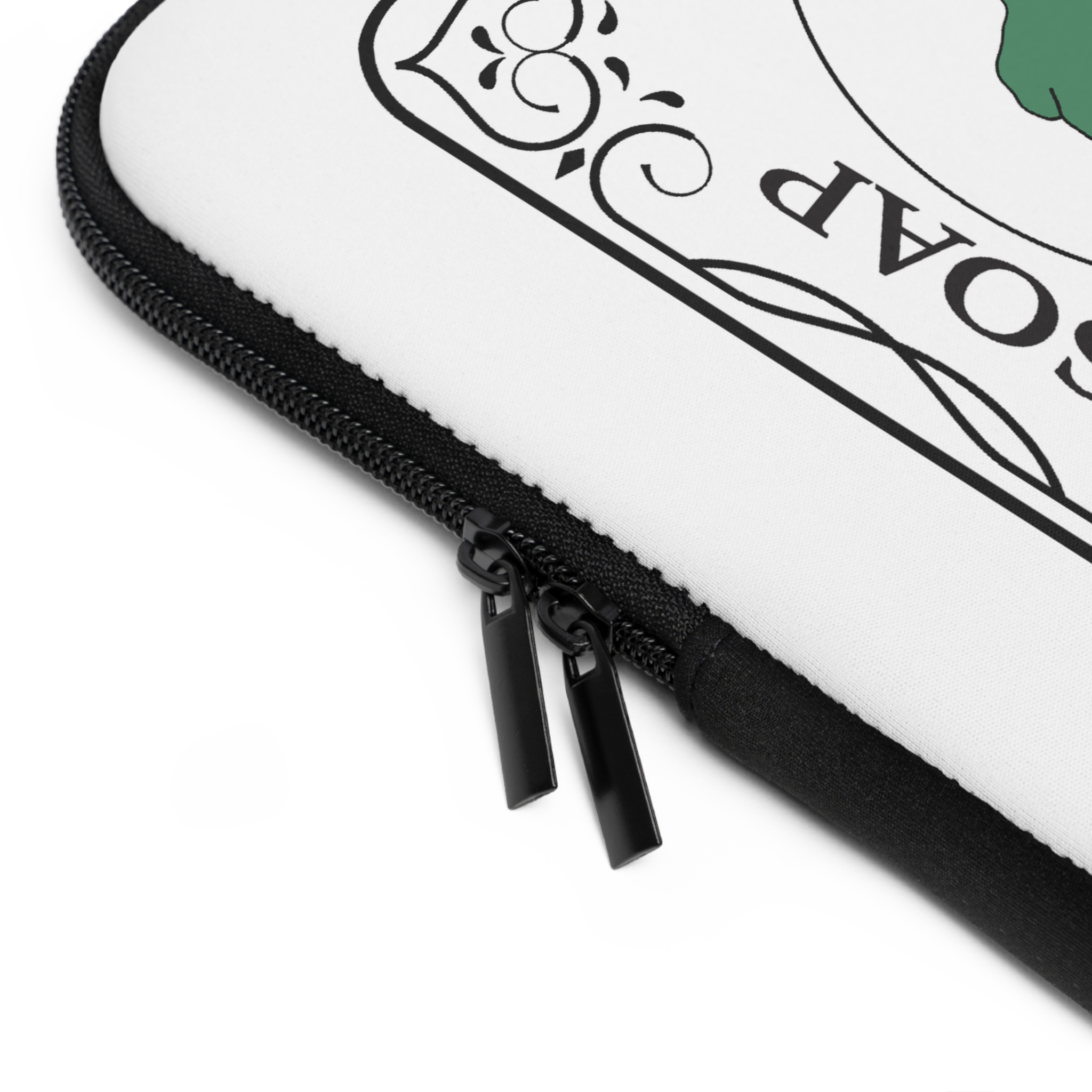 Soap Dragon Laptop Sleeve by Mahjong Baby | Water-Resistant Neoprene Laptop Case (7”–17”) - Image 8