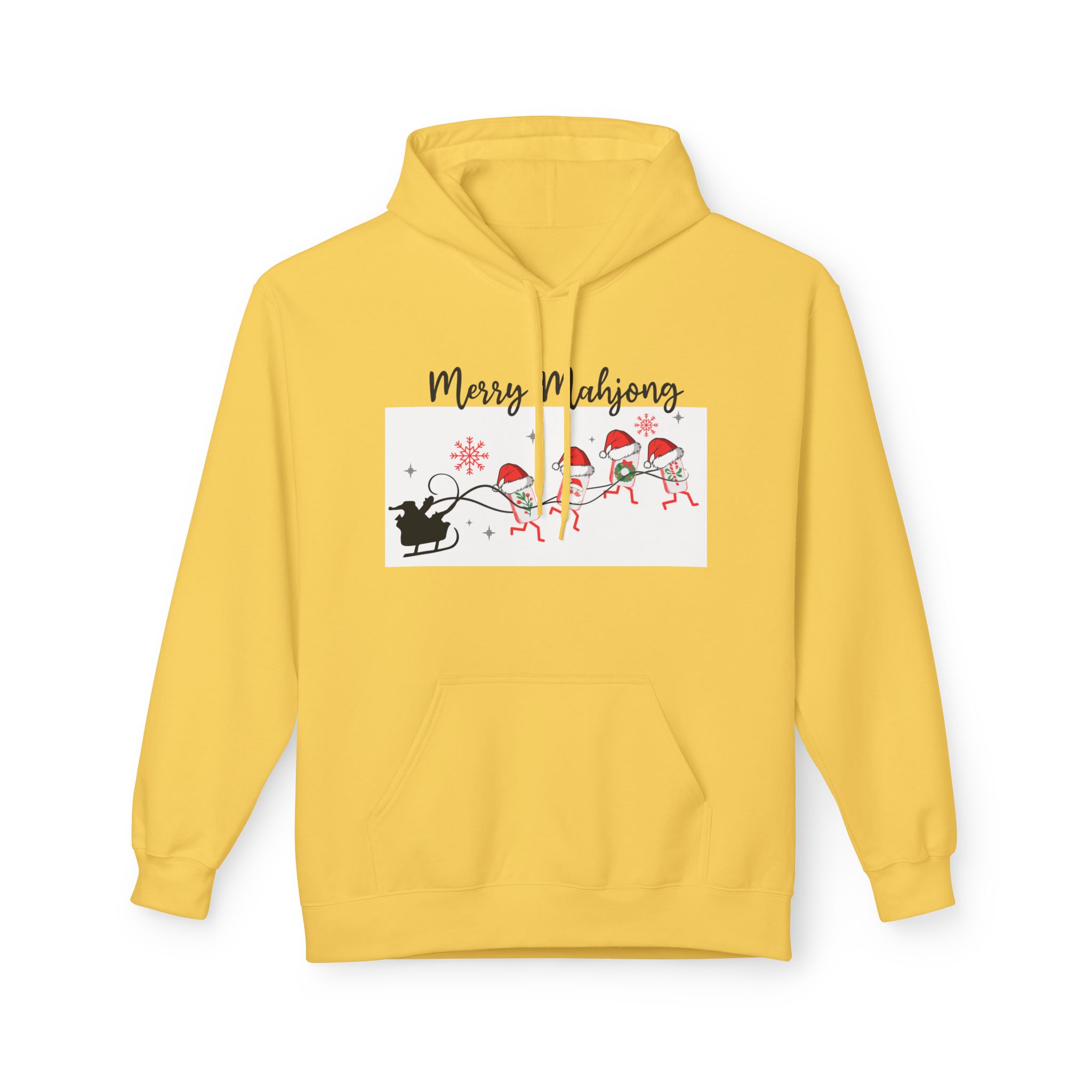Merry Mahjong Christmas Hoodie | Festive Gnome Holiday Pullover - Image 41