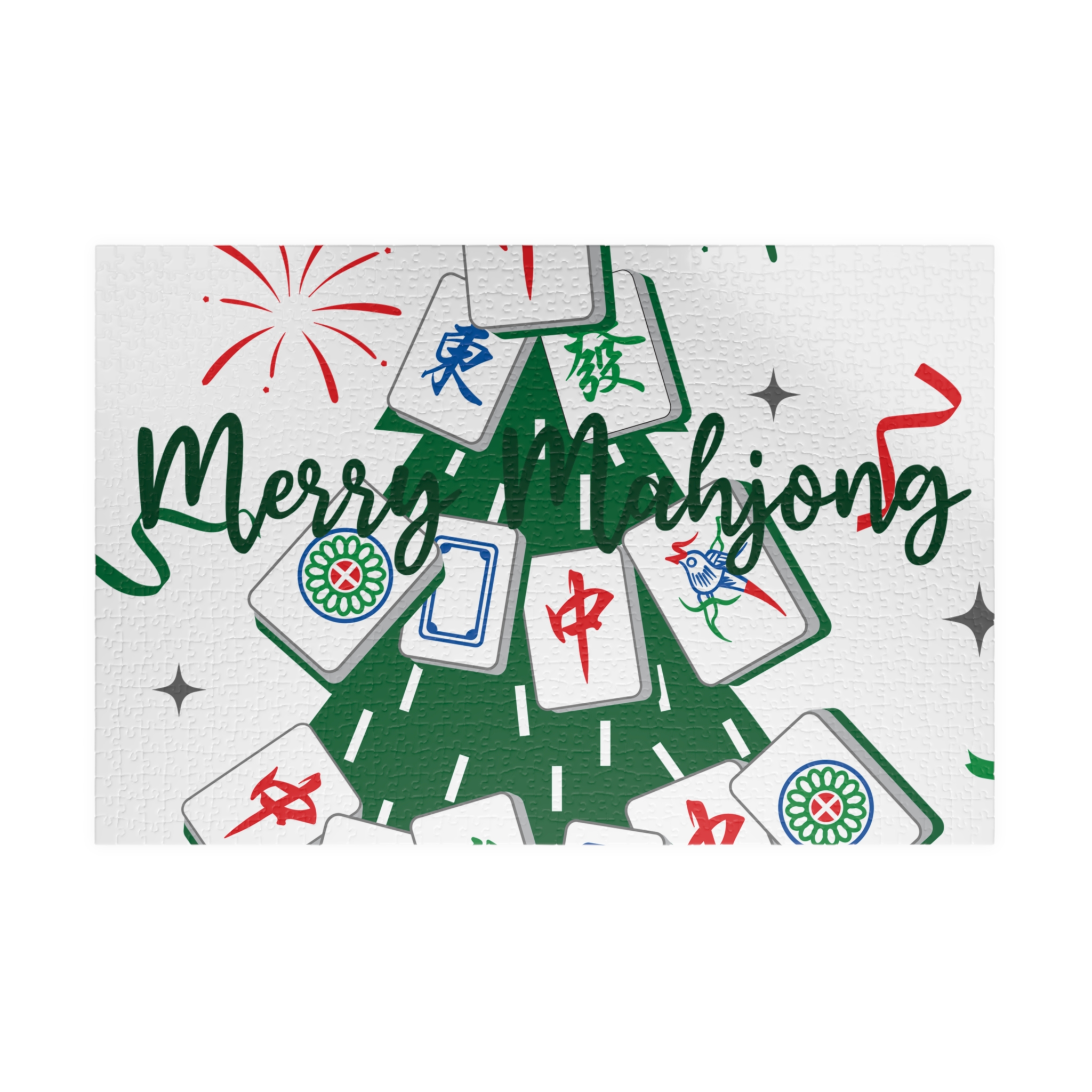 Merry Mahjong Christmas Puzzle | Holiday Mahjong Jigsaw (110–1014 Pieces) - Image 17