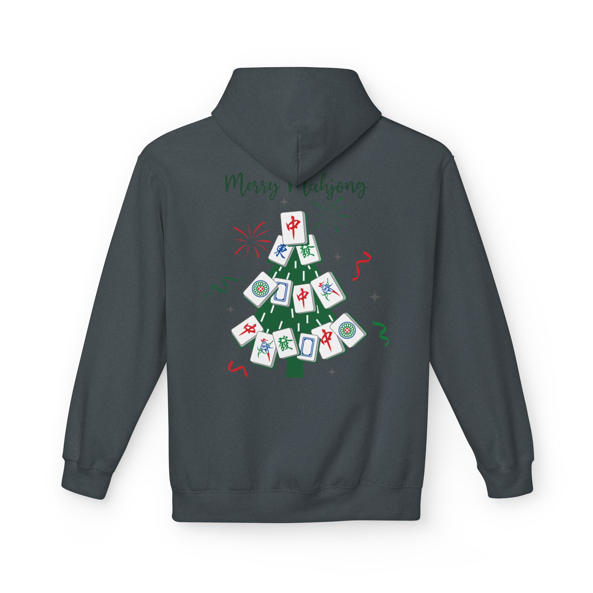 Merry Mahjong Christmas Hoodie | Festive Gnome Holiday Pullover - Image 46