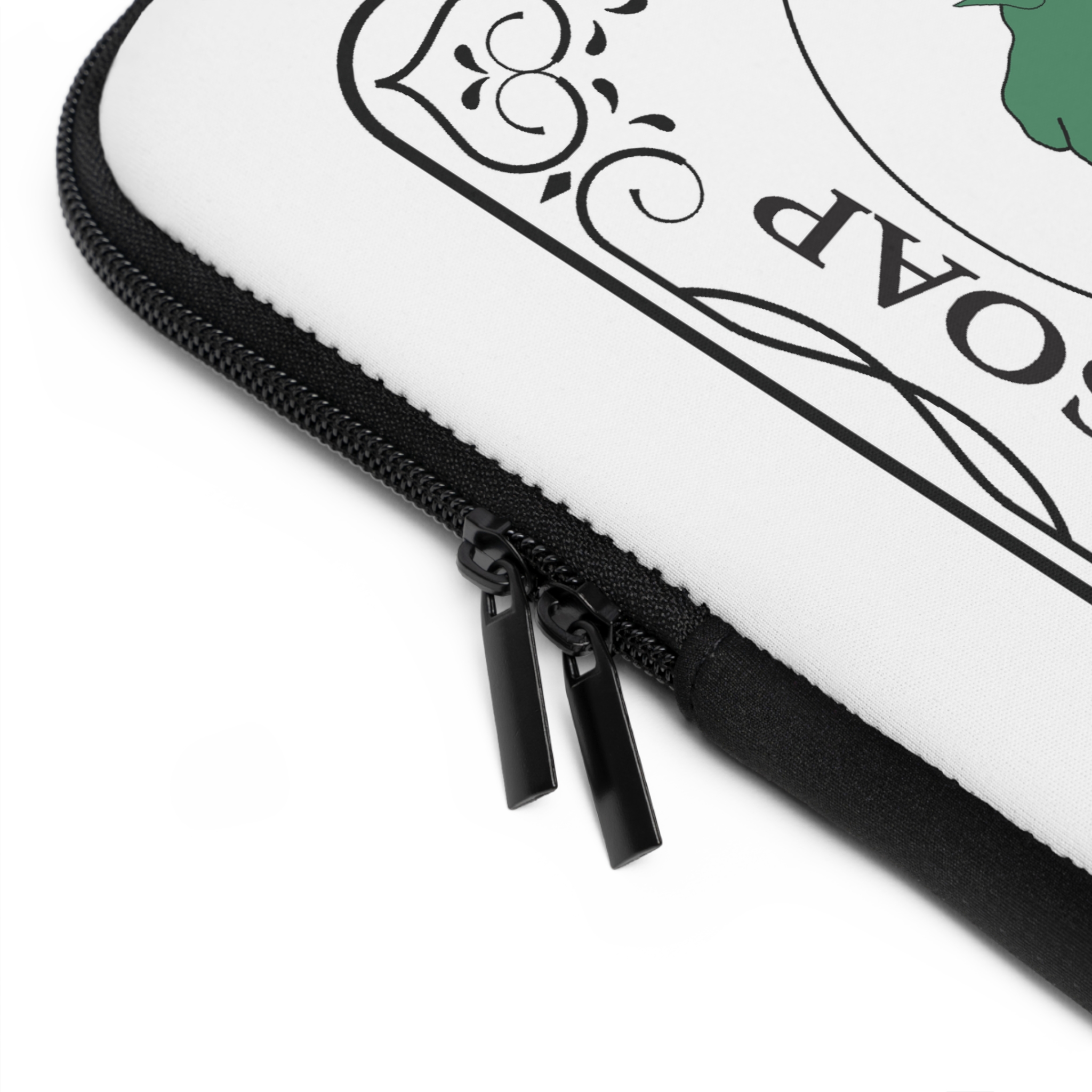 Soap Dragon Laptop Sleeve by Mahjong Baby | Water-Resistant Neoprene Laptop Case (7”–17”) - Image 18