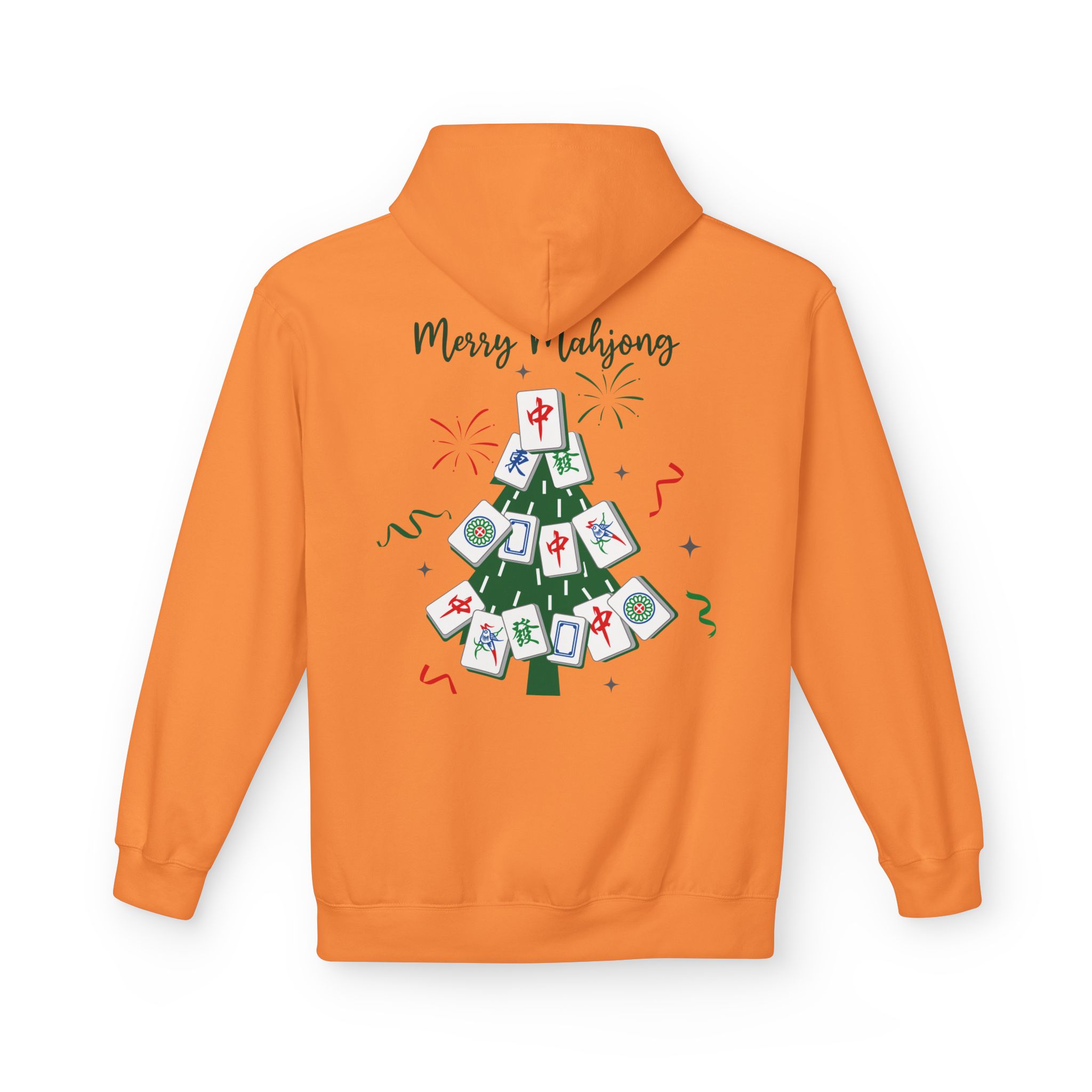 Merry Mahjong Christmas Hoodie | Festive Gnome Holiday Pullover - Image 34