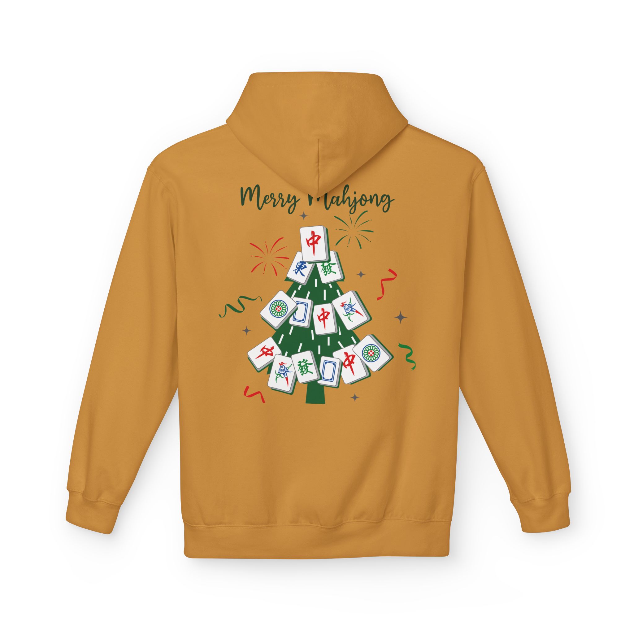 Merry Mahjong Christmas Hoodie | Festive Gnome Holiday Pullover - Image 30