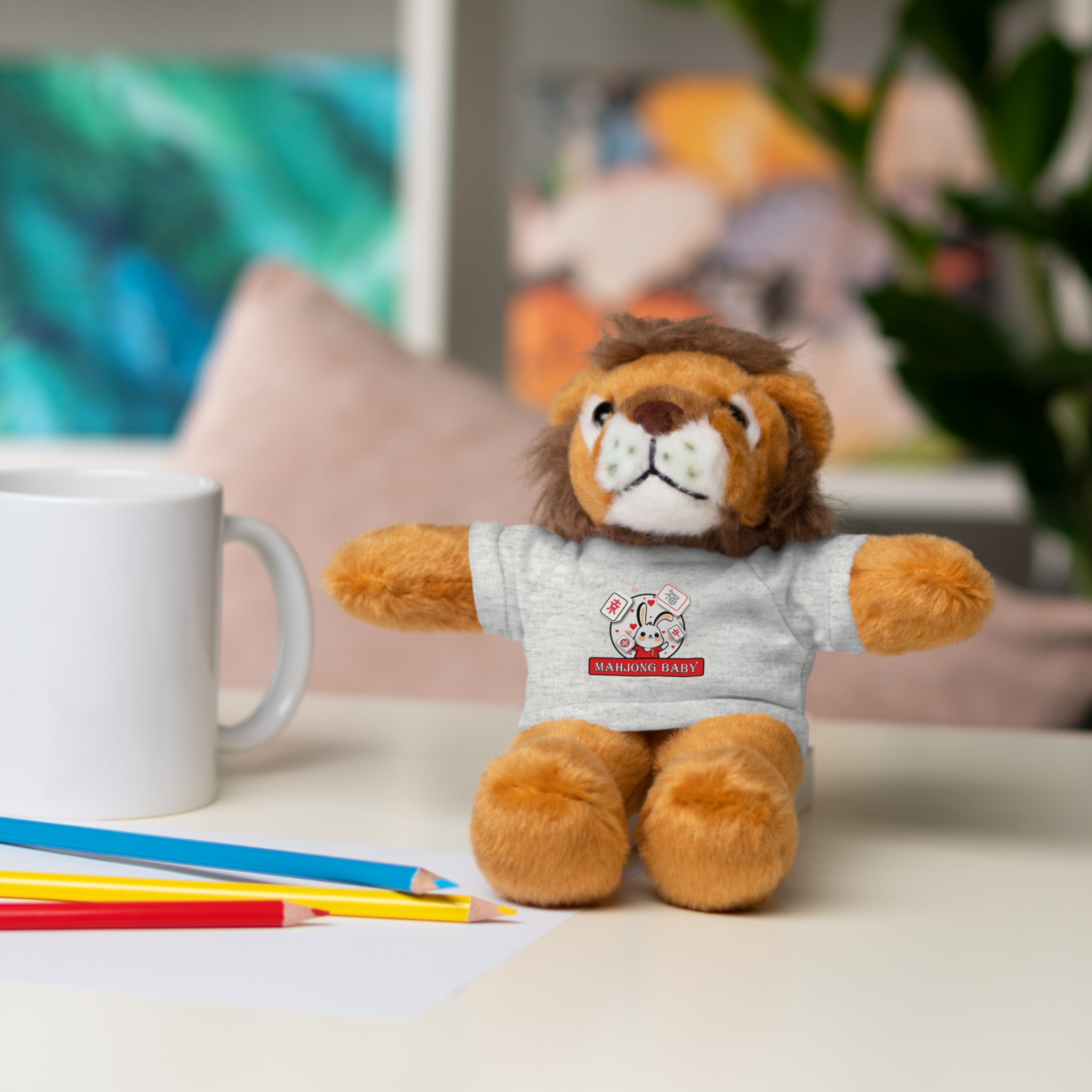 “Mahjong Baby” Valentine Teddy | Adorable Plush Gift for Mahjong Fans - Image 12