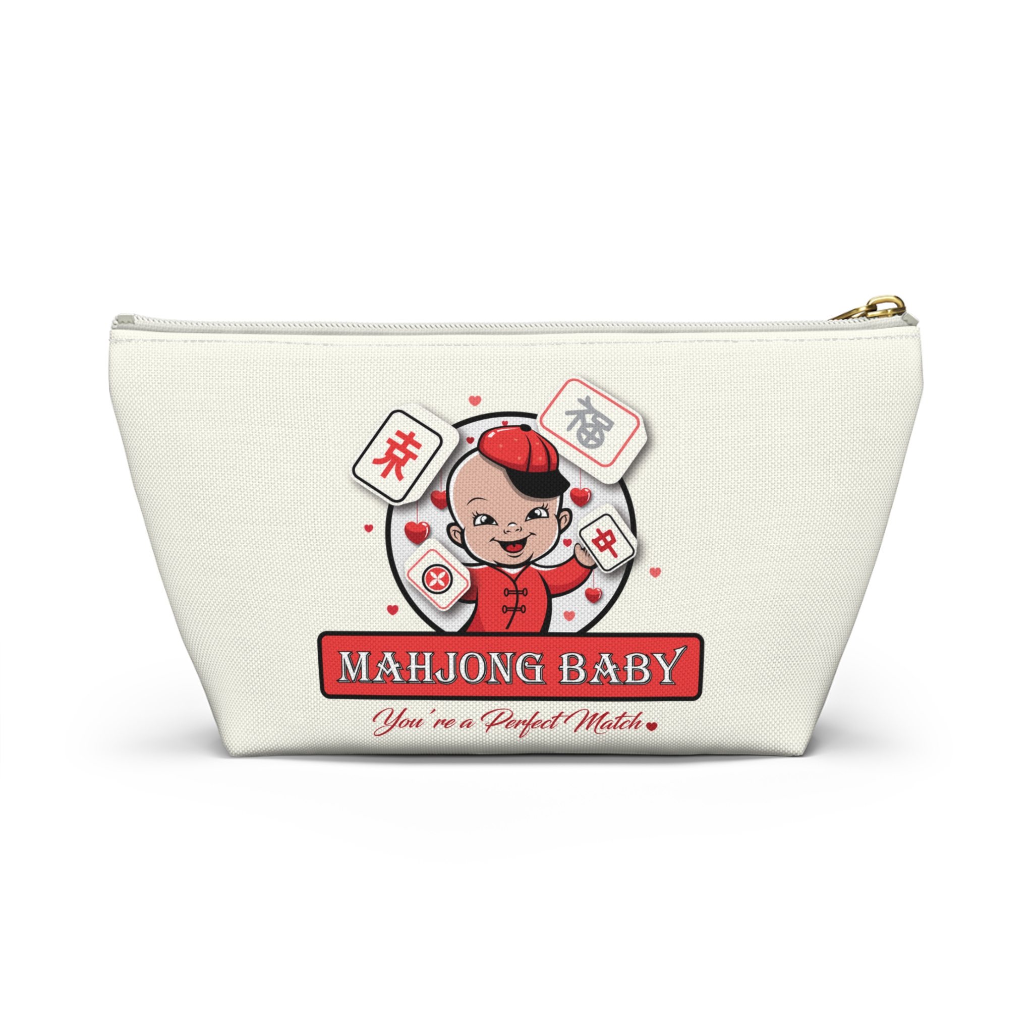 💕 “Be My Mahjong Baby” Accessory Pouch — Cute Mahjong Organizer Bag - Image 7
