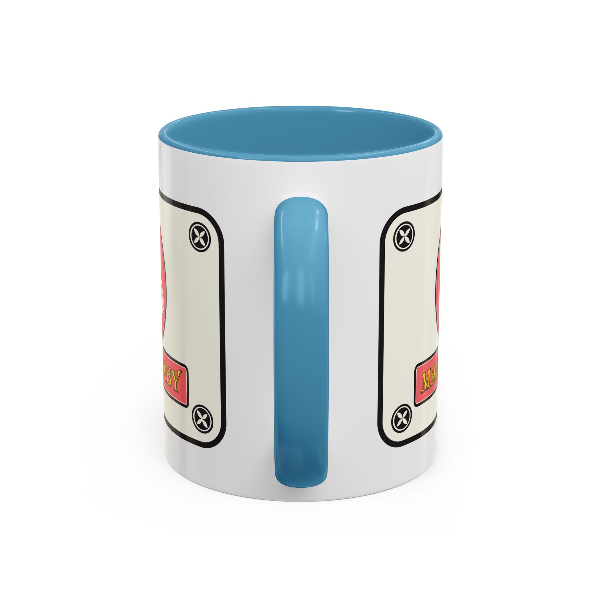 Mahjong Baby Accent Coffee Mug | Retro Ceramic Cup (11oz & 15oz) - Image 52