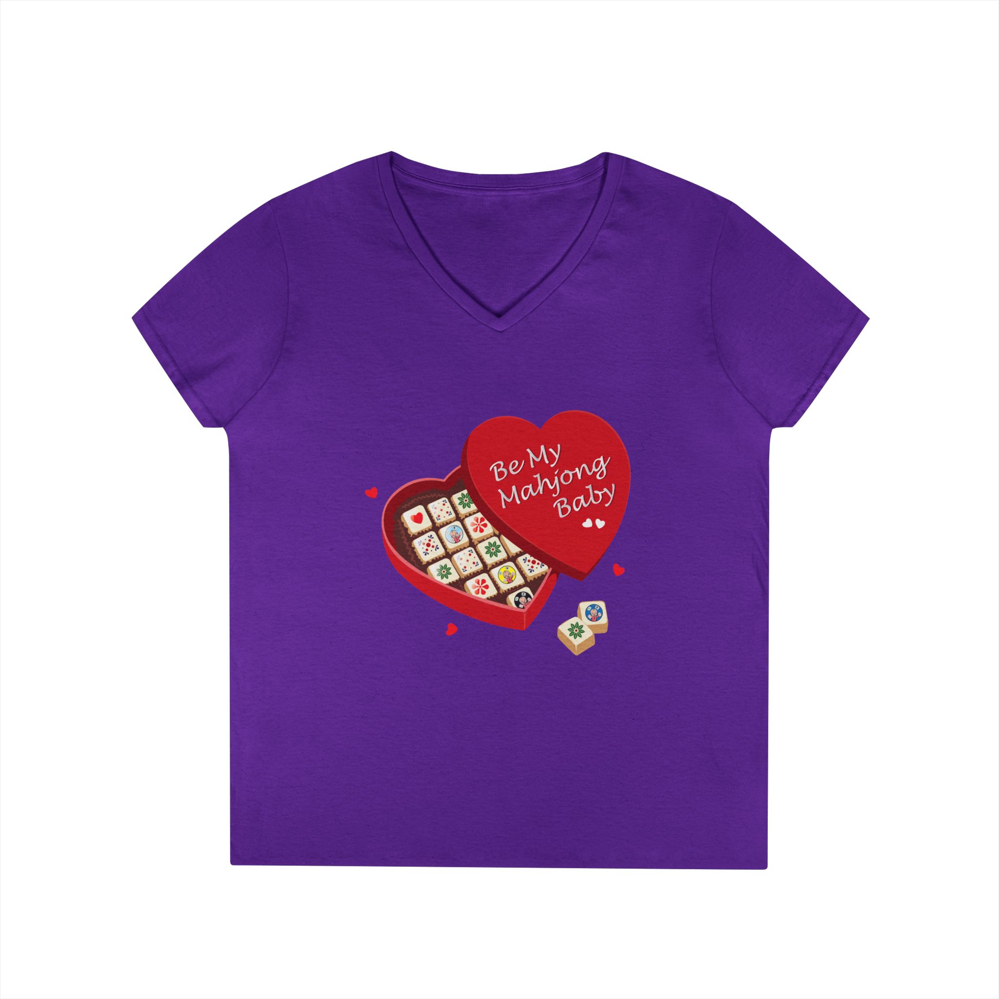 Mahjong Valentine’s T-Shirt | Be My Mahjong Baby Shirt - Image 11