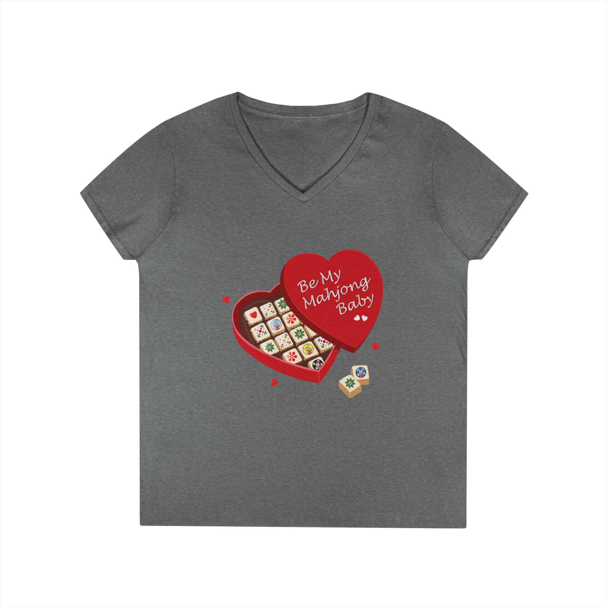 Mahjong Valentine’s T-Shirt | Be My Mahjong Baby Shirt - Image 15