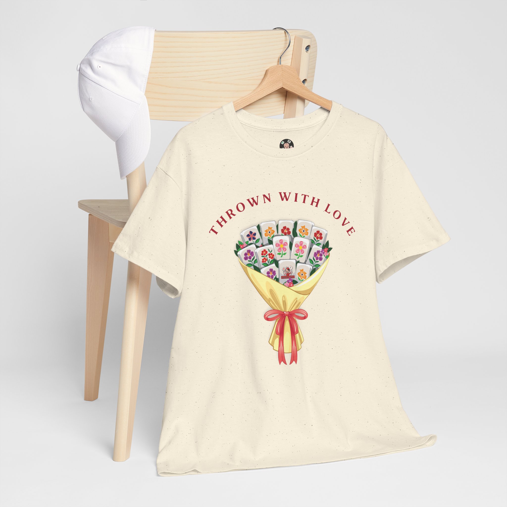 💕 “Thrown With Love” Unisex Mahjong T-Shirt — Playful Valentine’s Mahjong Gift Tee - Image 78