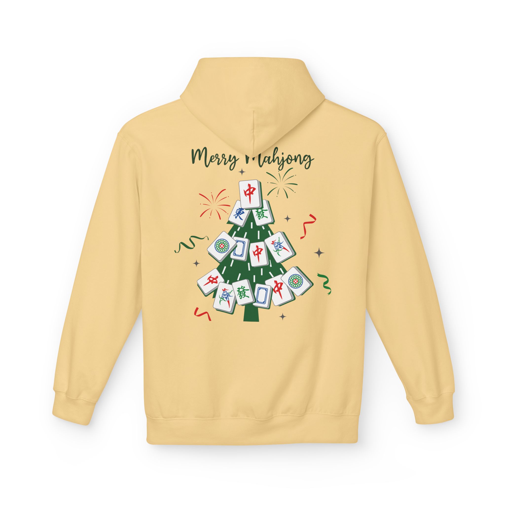 Merry Mahjong Christmas Hoodie | Festive Gnome Holiday Pullover - Image 22