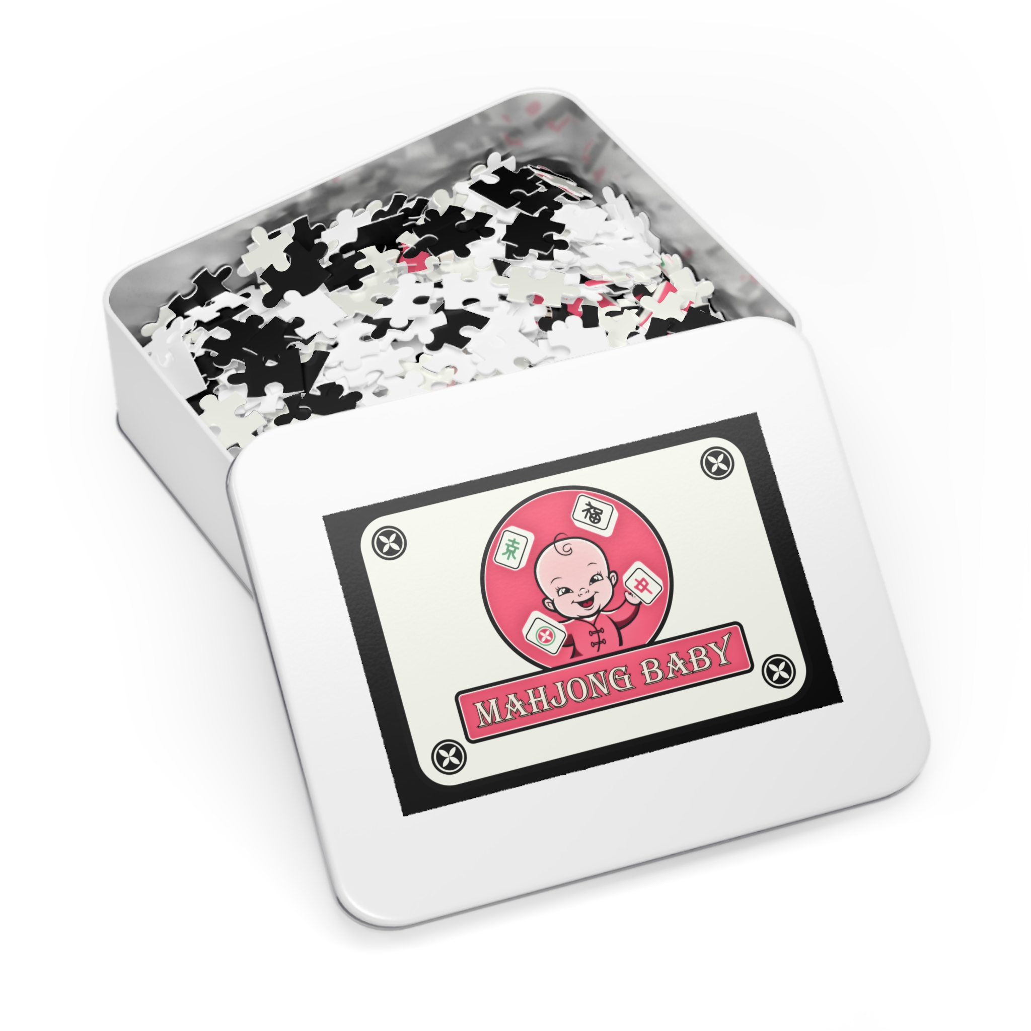 Mahjong Baby Puzzle | Retro Mahjong Tile Jigsaw with Tin (30–2000 Pieces) - Image 6