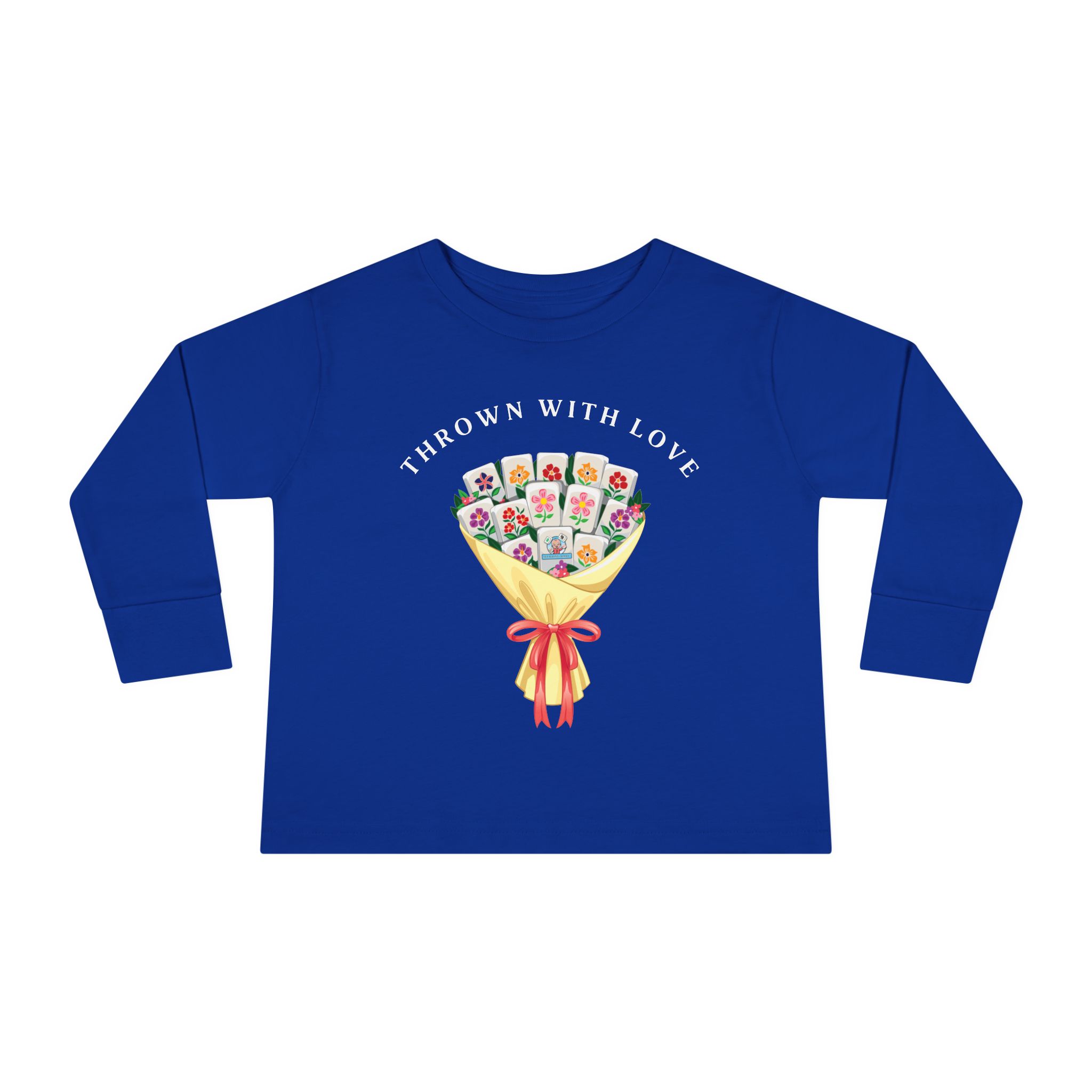 Toddler Tee — "Thanks a Bunch" Floral Bouquet Long Sleeve - Image 13