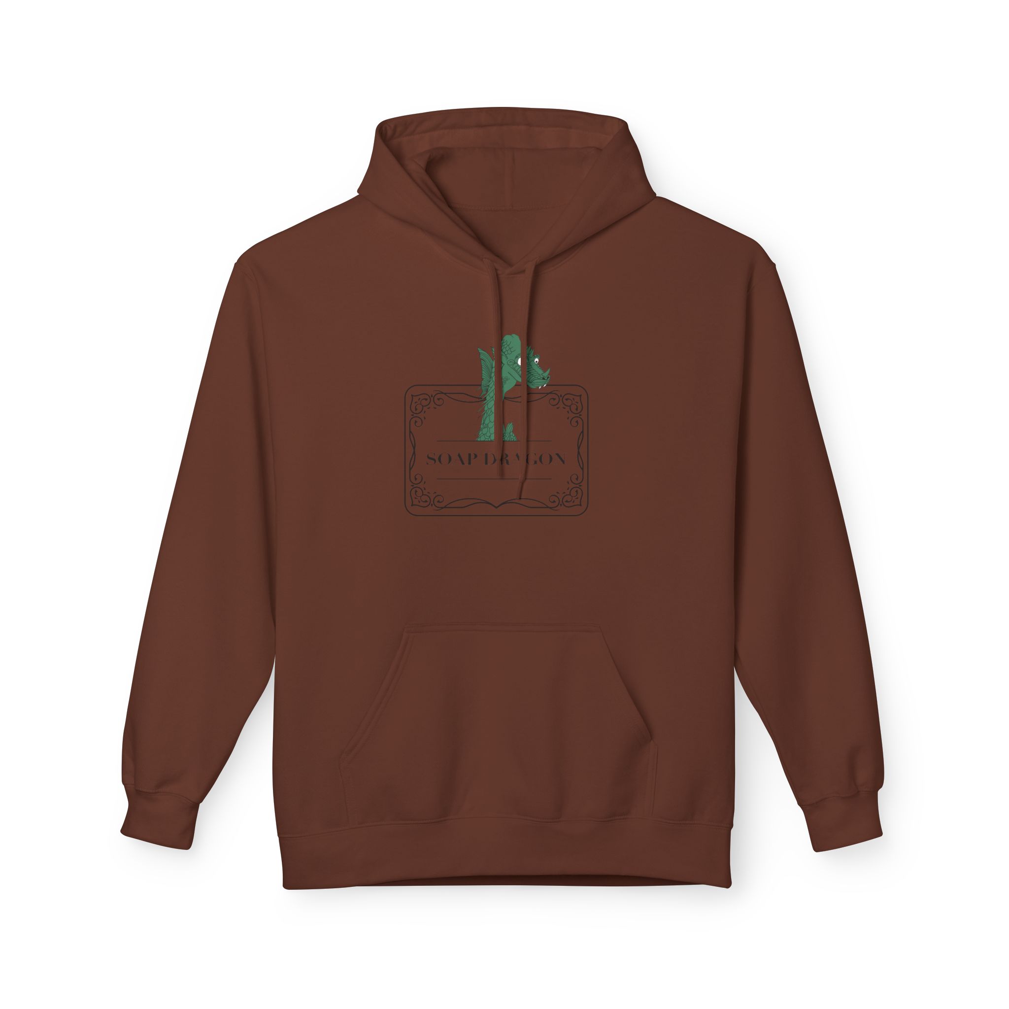 Soap Dragon Hockey Baby Hoodie | Cute Retro Goalie Graphic Pullover - Image 13