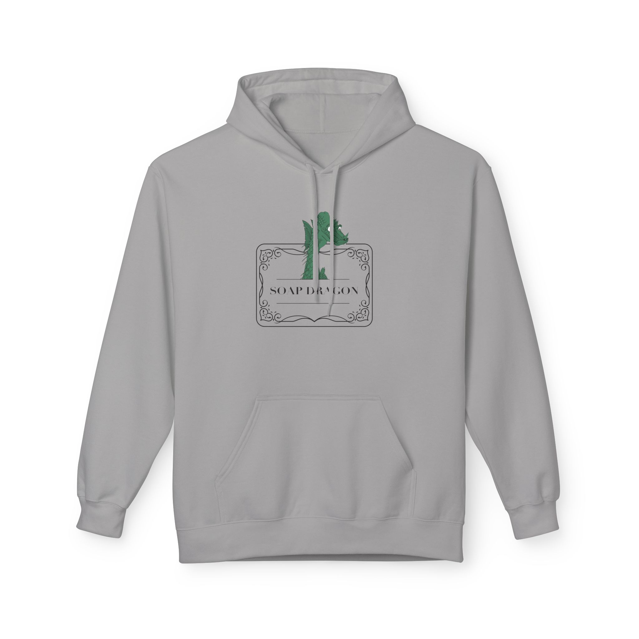 Soap Dragon Hockey Baby Hoodie | Cute Retro Goalie Graphic Pullover - Image 7