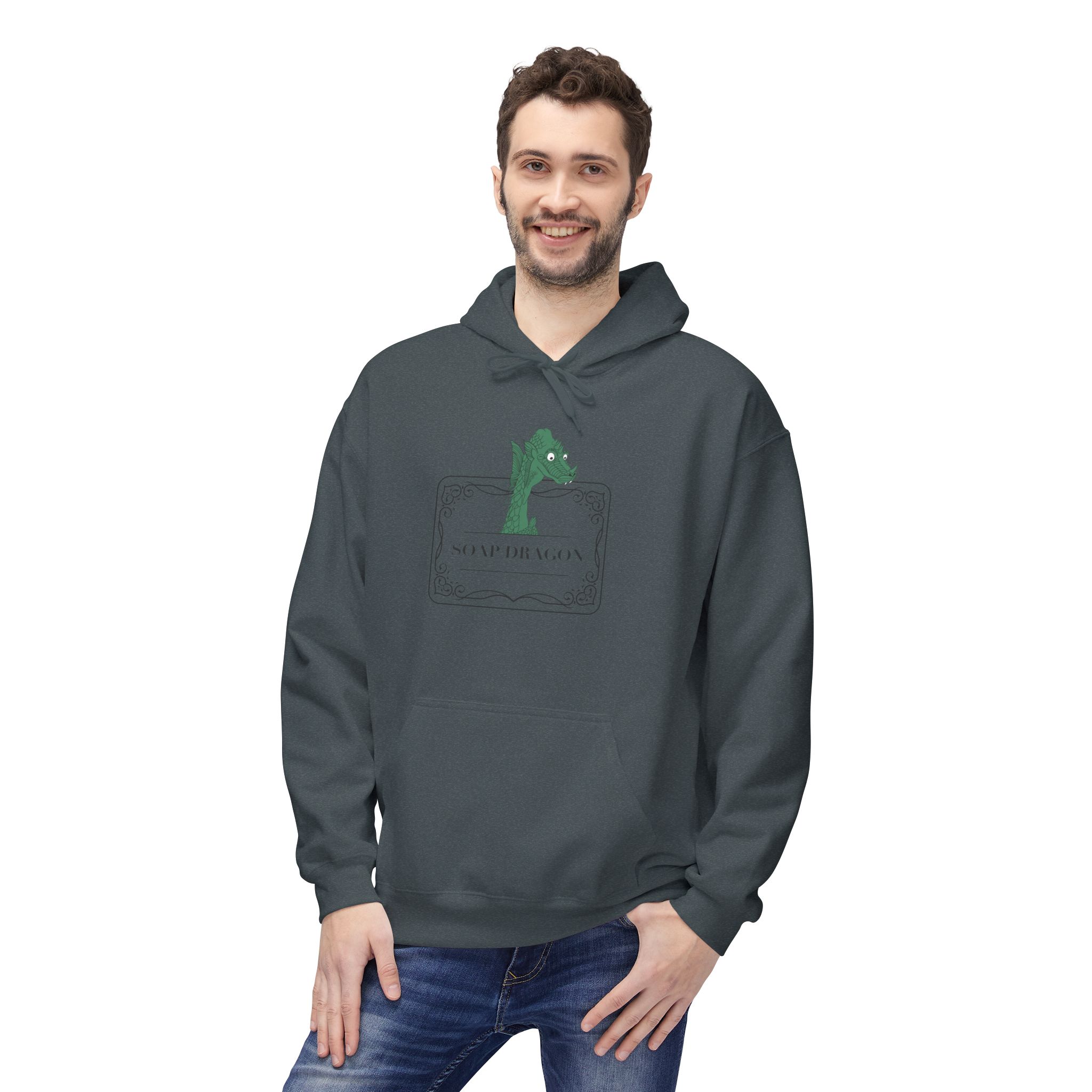 Soap Dragon Hockey Baby Hoodie | Cute Retro Goalie Graphic Pullover - Image 71