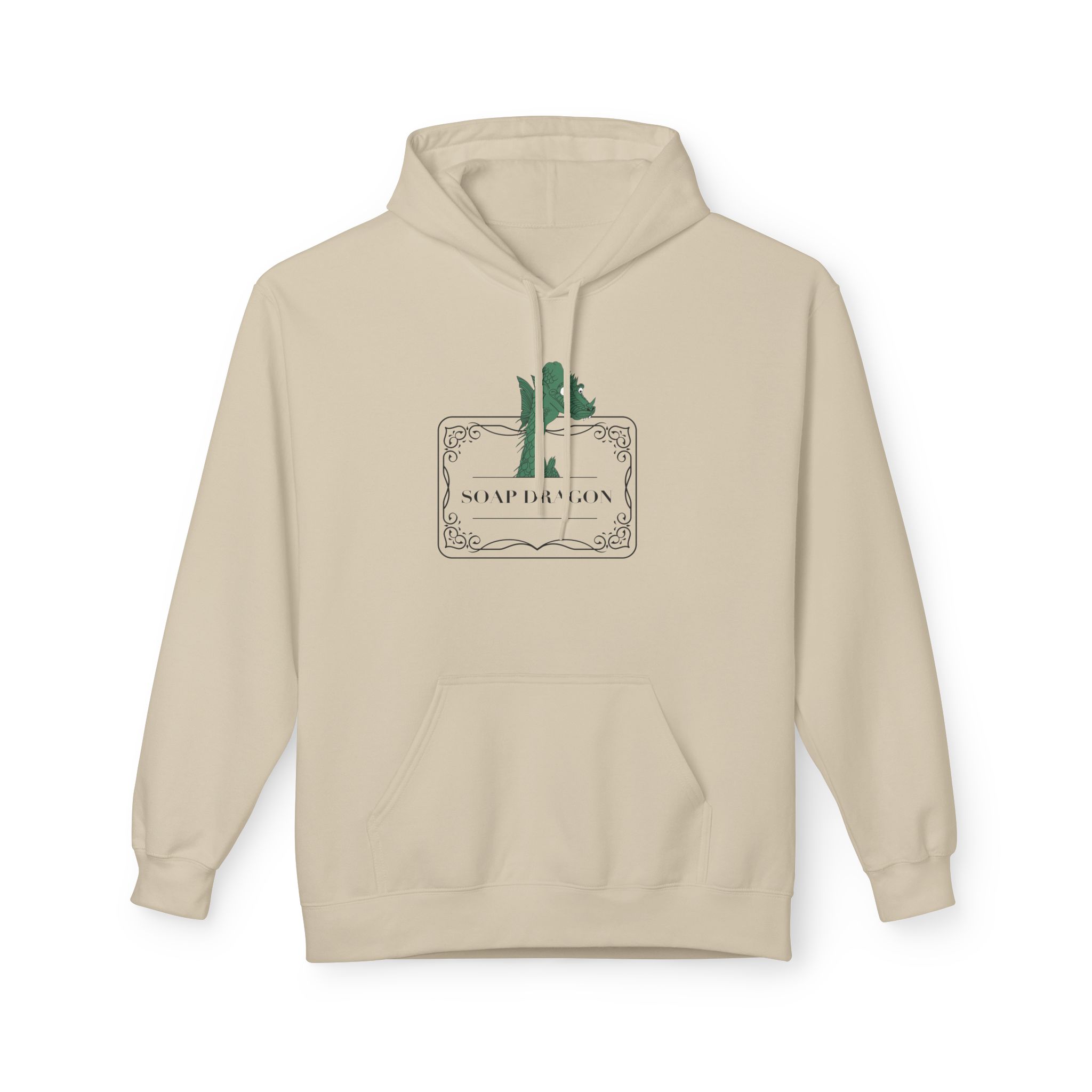 Soap Dragon Hockey Baby Hoodie | Cute Retro Goalie Graphic Pullover - Image 25