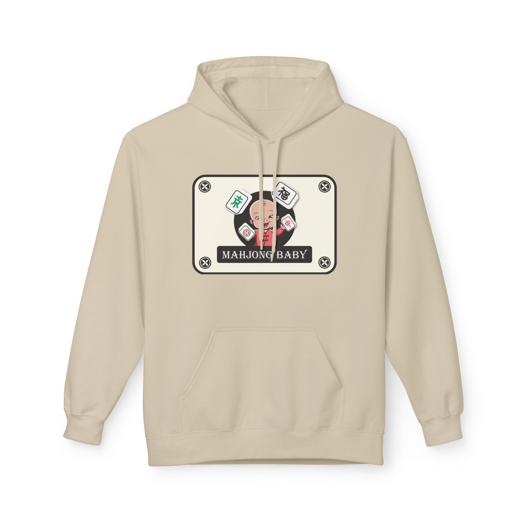 Mahjong Baby Unisex Hockey Hoodie | Adventure Baby Retro Goalie Graphic Pullover - Image 27