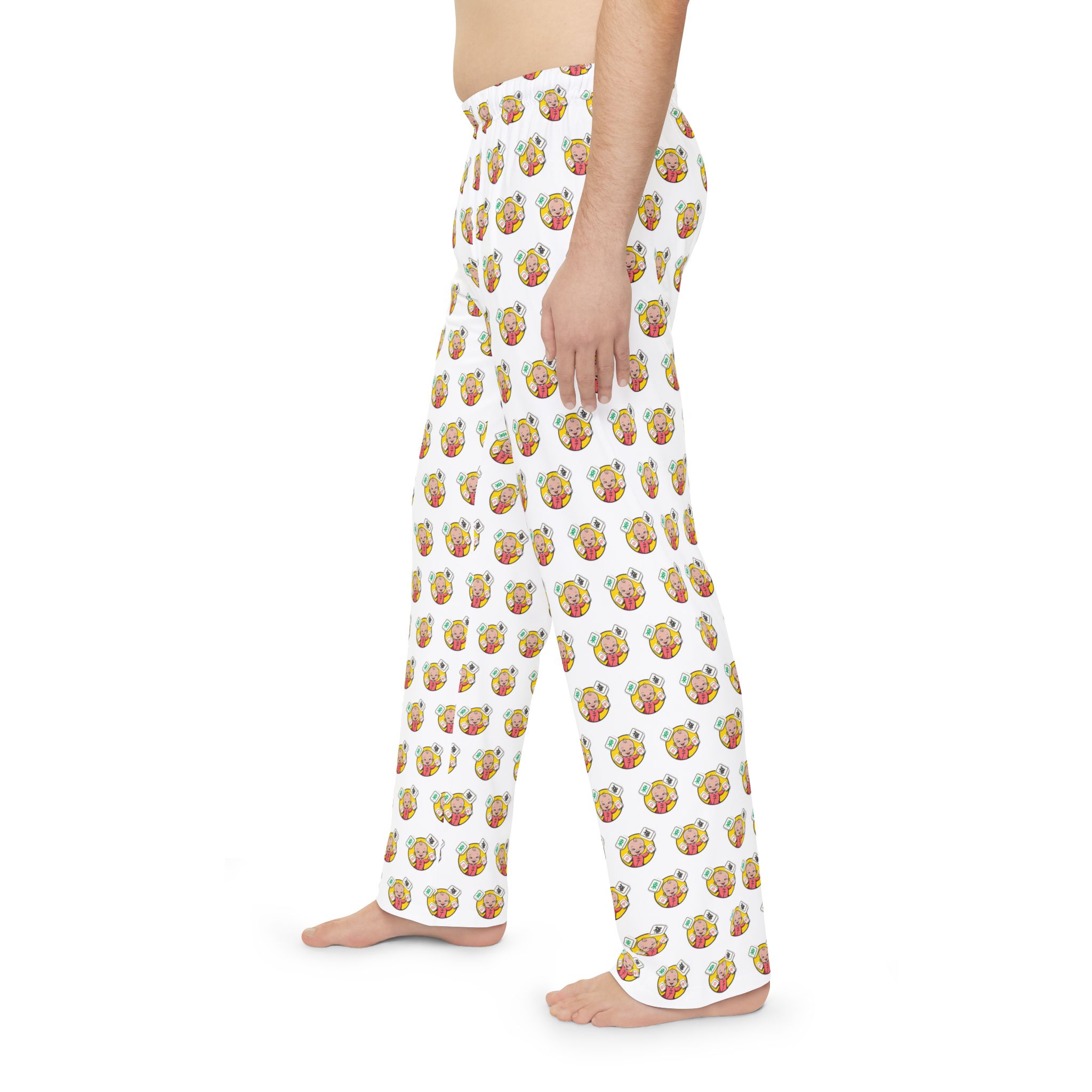 Mahjong Baby Pajama Pants — Cozy Printed Loungewear for Men - Image 3