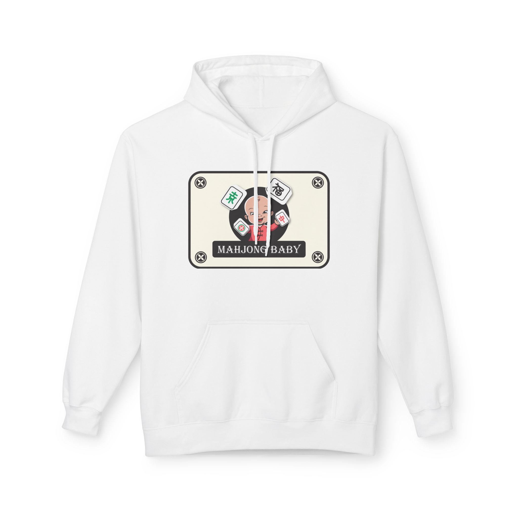 Mahjong Baby Unisex Hockey Hoodie | Adventure Baby Retro Goalie Graphic Pullover - Image 17