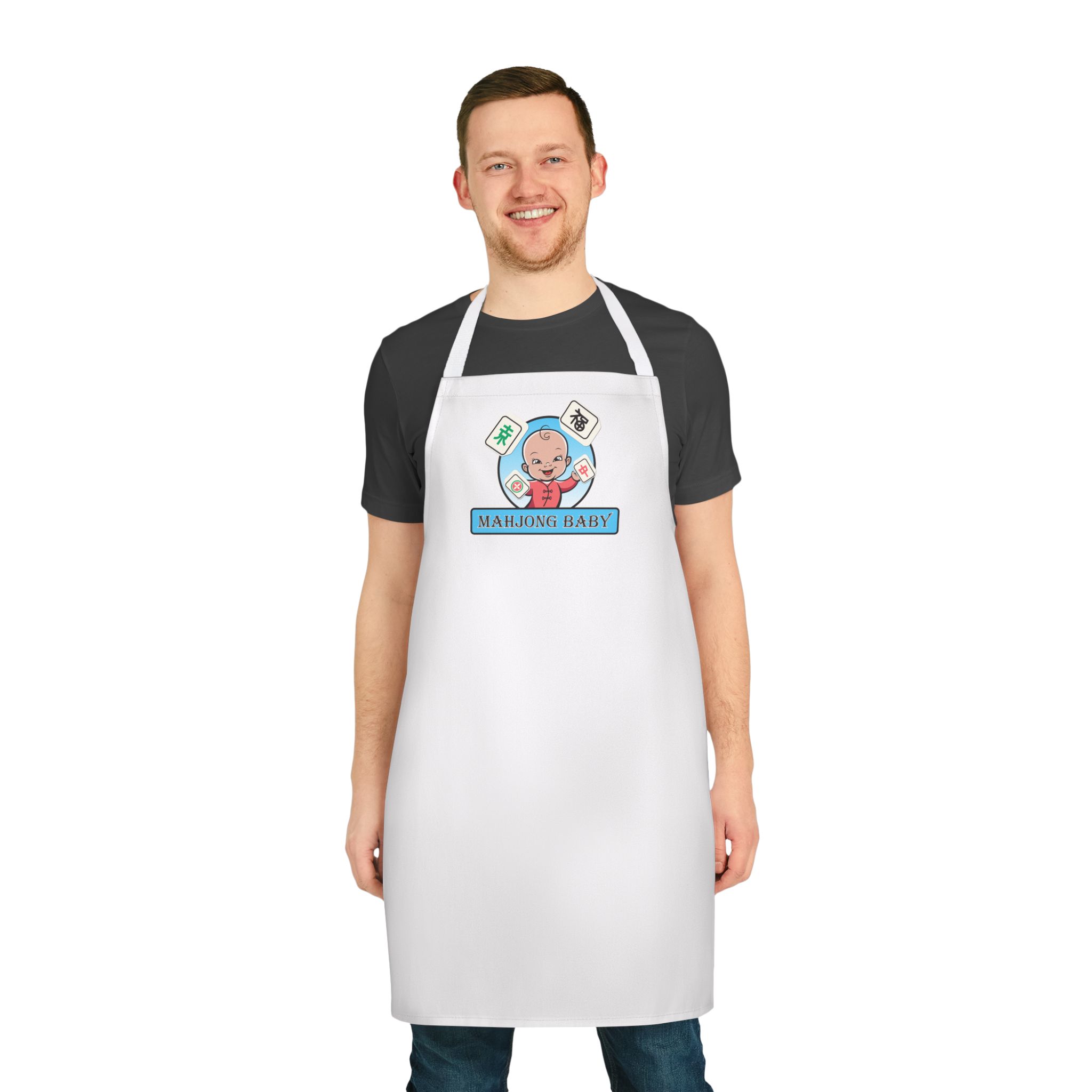 Mahjong Baby Apron — Cute Mahjong Baby Chef Apron (one size) - Image 6