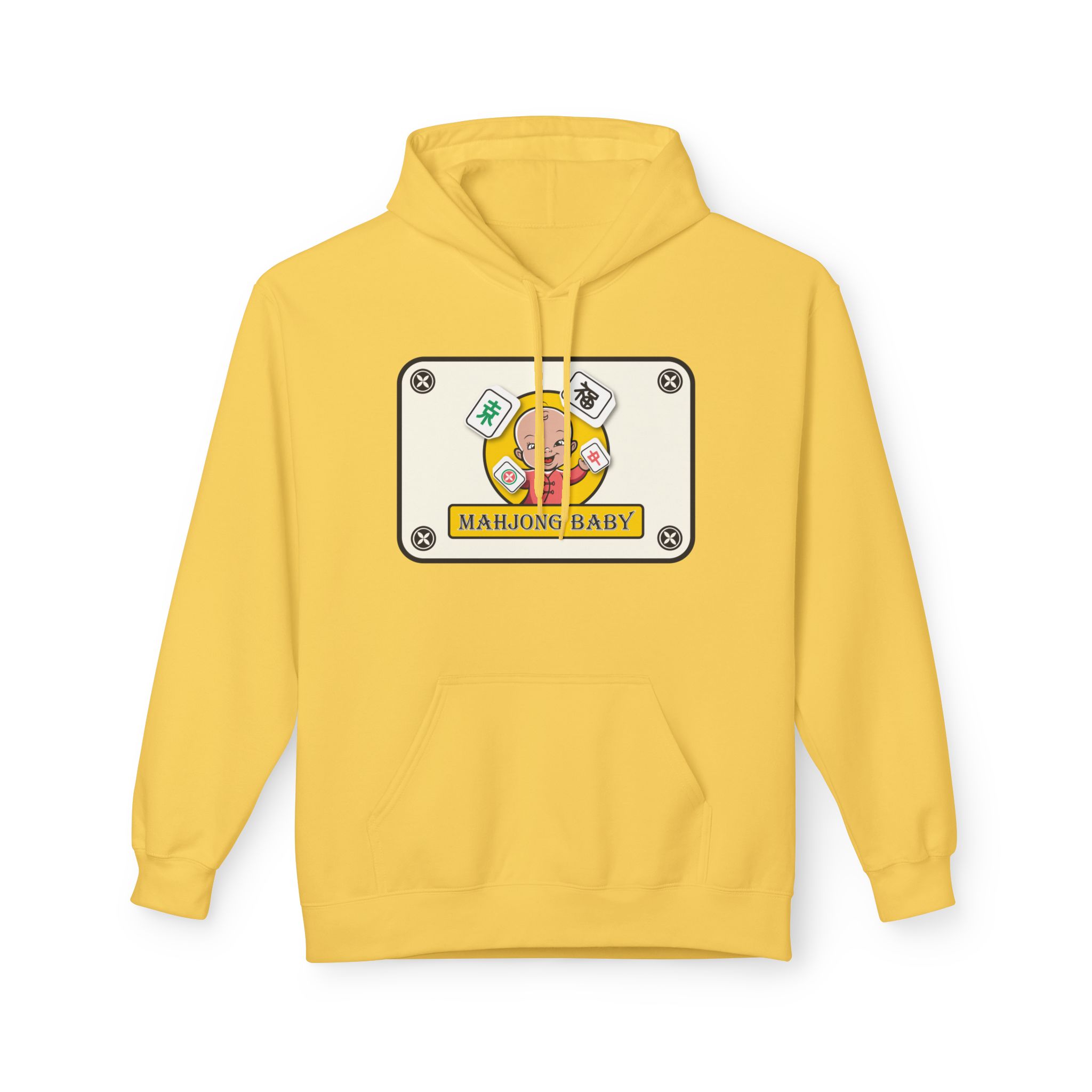 Mahjong Baby Unisex Hockey Hoodie | Adventure Baby Retro Goalie Graphic Pullover - Image 67