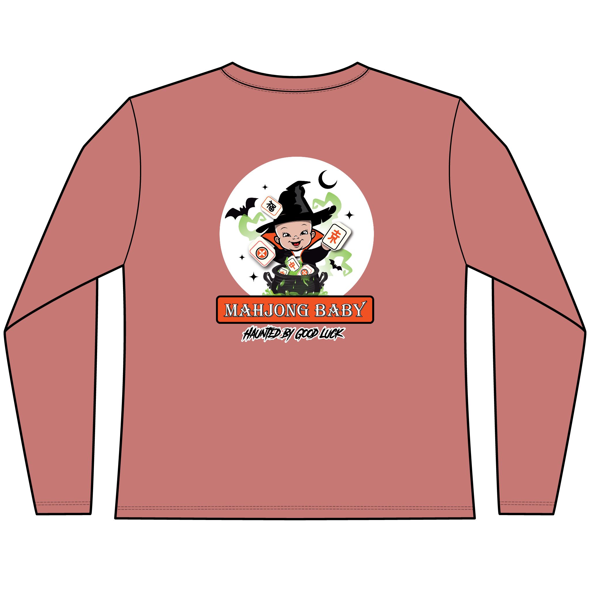 Halloween Mahjong Long Sleeve Shirt | Trick Treat & Tile Mahjong Tee - Image 14